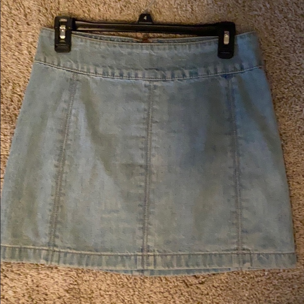 Free People Jean skirt